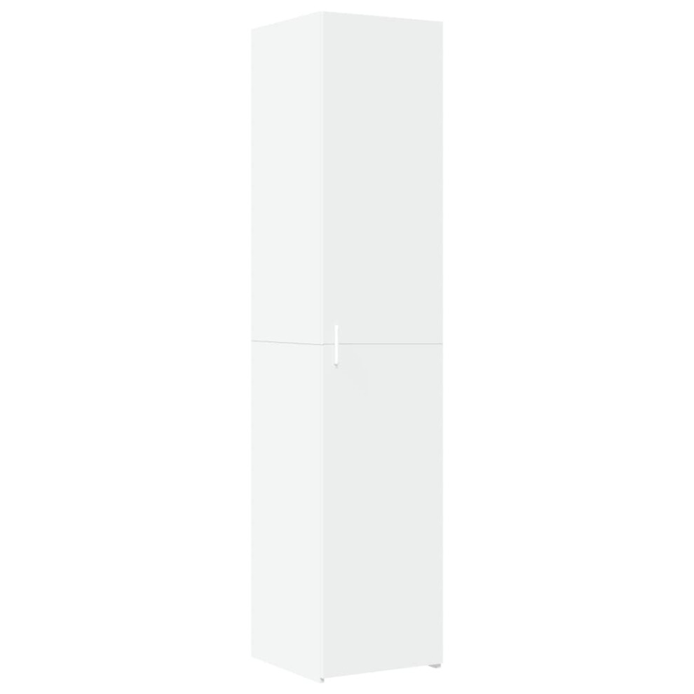 Vidaxl (White) Highboard Sideboard Side Cabinet Cupboard Concrete Grey Engineered Wood