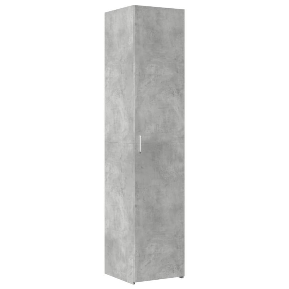 Vidaxl (Concrete Grey) Highboard Sideboard Side Cabinet Cupboard Concrete Grey Engineered Wood