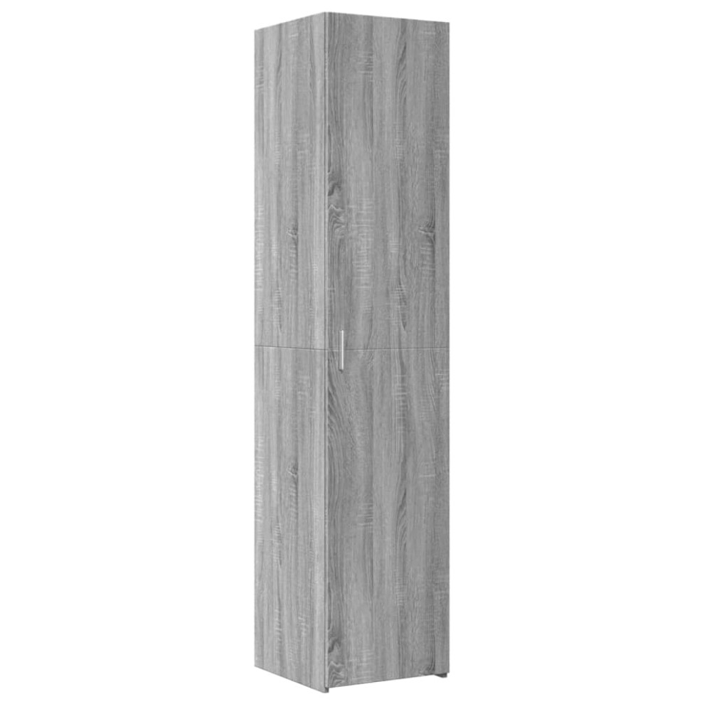 Vidaxl (Grey Sonoma) Highboard Sideboard Side Cabinet Cupboard Concrete Grey Engineered Wood
