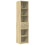 VidaXL (sonoma oak) vidaXL Highboard Sideboard Cabinet Storage Cupboard Black Engineered Wood 1