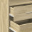 VidaXL (sonoma oak) vidaXL Highboard Sideboard Cabinet Storage Cupboard Black Engineered Wood 7