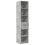 VidaXL (concrete grey) vidaXL Highboard Sideboard Cabinet Storage Cupboard Black Engineered Wood 2