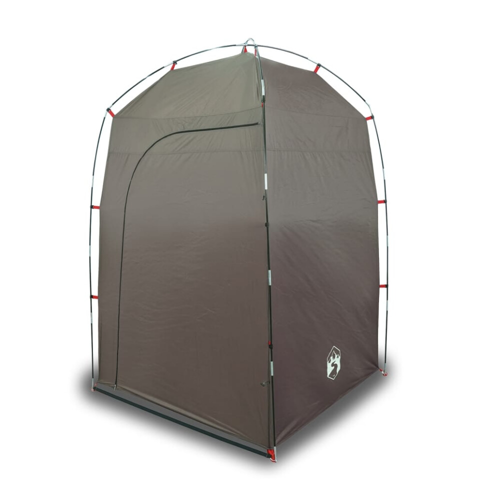 (brown) vidaXL Shower Tent Privacy Tent Toilet Tent Shelter Olive Green Waterproof