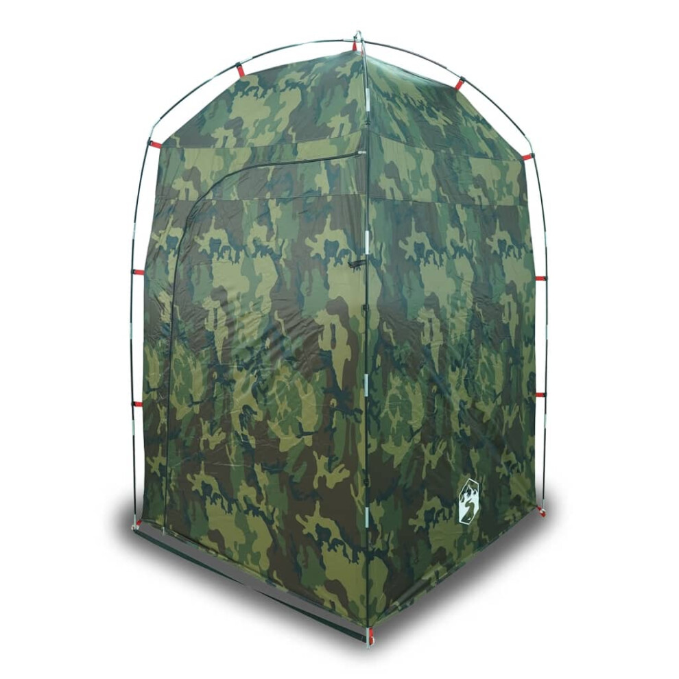 (camouflage) vidaXL Shower Tent Privacy Tent Toilet Tent Shelter Olive Green Waterproof