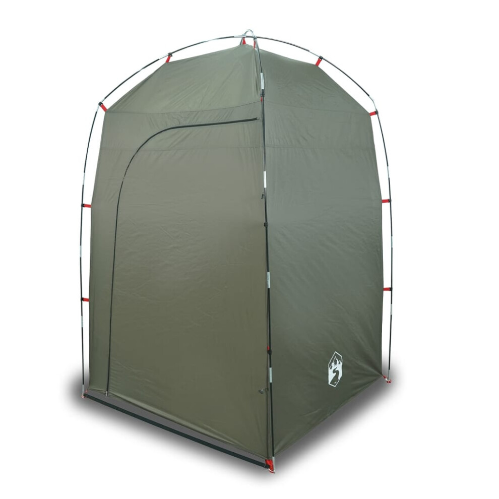 (olive green) vidaXL Shower Tent Privacy Tent Toilet Tent Shelter Olive Green Waterproof