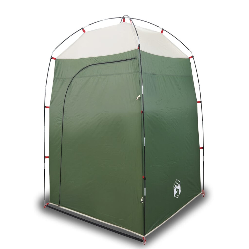 (green) vidaXL Shower Tent Privacy Tent Toilet Tent Shelter Olive Green Waterproof