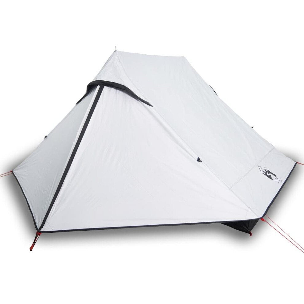 (white) vidaXL Camping Tent 2-Person Lightweight Tent Dome Tent Fabric Waterproof