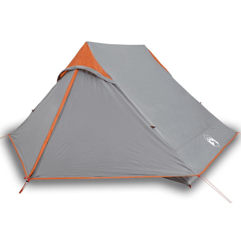 (grey) vidaXL Camping Tent 2-Person Lightweight Tent Dome Tent Fabric Waterproof