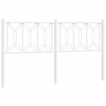 (white, 160 cm) vidaXL Metal Headboard Bedroom Home Decor Bed Header Bed Headboard White 80 cm