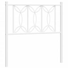 (white, 75 cm) vidaXL Metal Headboard Bedroom Home Decor Bed Header Bed Headboard White 80 cm