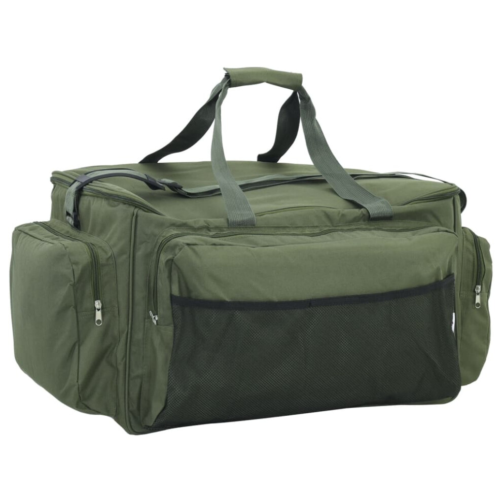 (dark green, 70 x 35 x 35 cm) vidaXL Fishing Bag Waterproof Sea Tackle Bag Fishing Backpack Oxford Fabric