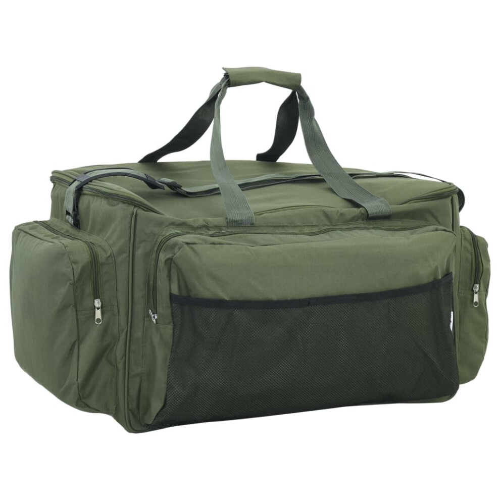 (dark green, 84 x 35 x 35 cm) vidaXL Fishing Bag Waterproof Sea Tackle Bag Fishing Backpack Oxford Fabric