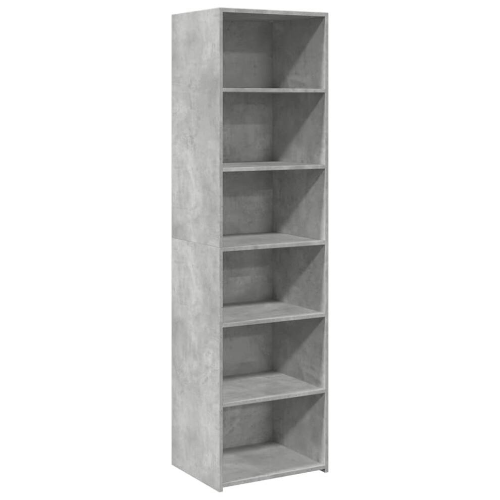 Vidaxl (Concrete ) Highboard Sideboard Side Cabinet Cupboard Concrete Engineered Wood Grey