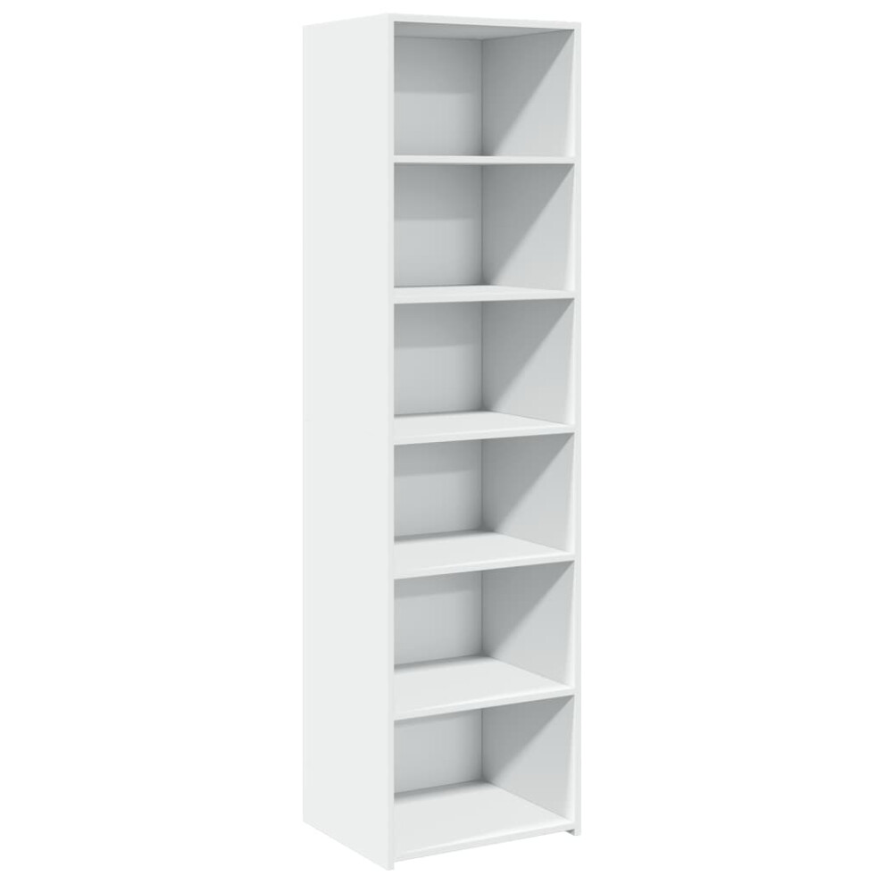 (white) vidaXL Highboard Sideboard Side Cabinet Cupboard Concrete Grey Engineered Wood