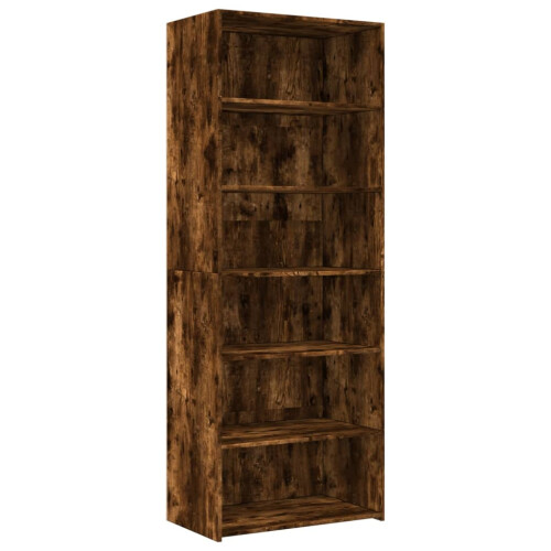 VidaXL (smoked oak) vidaXL Highboard Sideboard Cabinet Storage Cupboard Black Engineered Wood 1