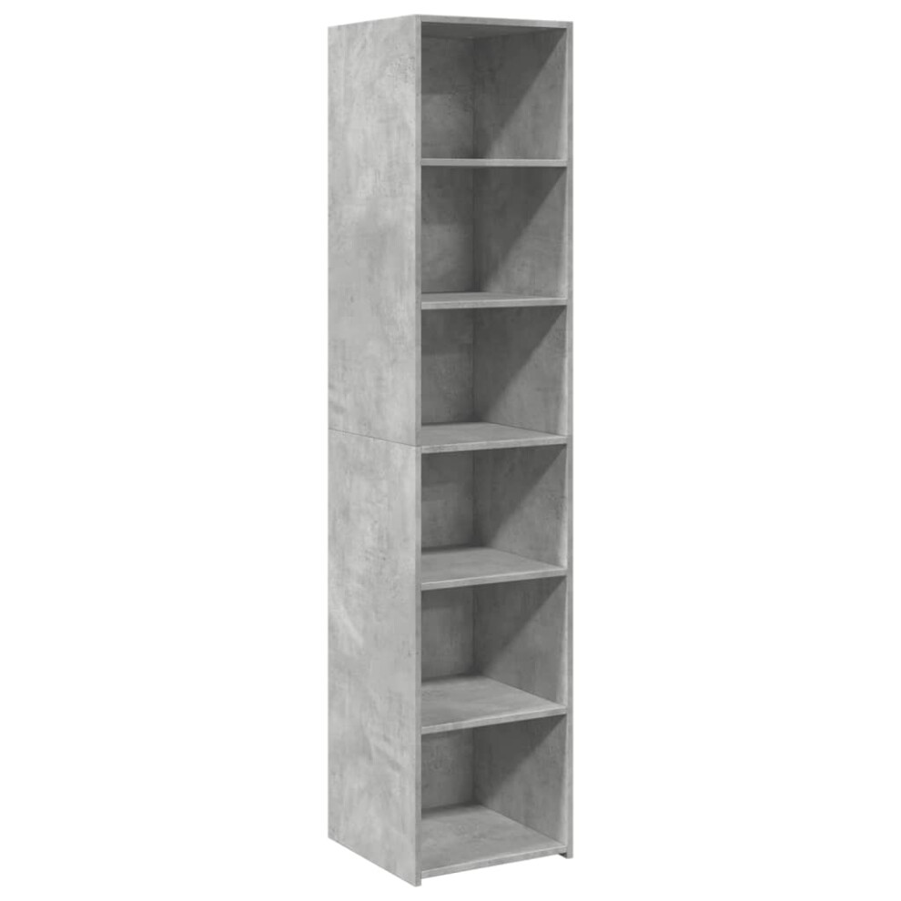Vidaxl (Concrete Grey) Highboard Sideboard Side Cabinet Cupboard Concrete Grey Engineered Wood