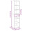 VidaXL (white) vidaXL Highboard Sideboard Side Cabinet Cupboard Concrete Grey Engineered Wood 4