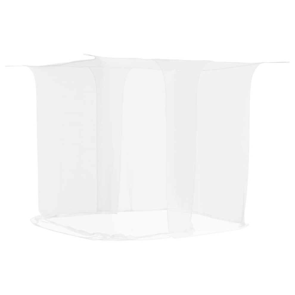 Vidaxl (220 X 200 X 210 Cm) Hanging Mosquito Net Bed Mosquito Mesh Net Bed Canopy 156 Mesh White