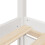VidaXL (white, 120 x 190 cm) vidaXL Bed Frame with Drawers Bed Base Mattress Foundation Solid Wood Pine 8