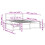 VidaXL (white, 120 x 190 cm) vidaXL Bed Frame with Drawers Bed Base Mattress Foundation Solid Wood Pine 10
