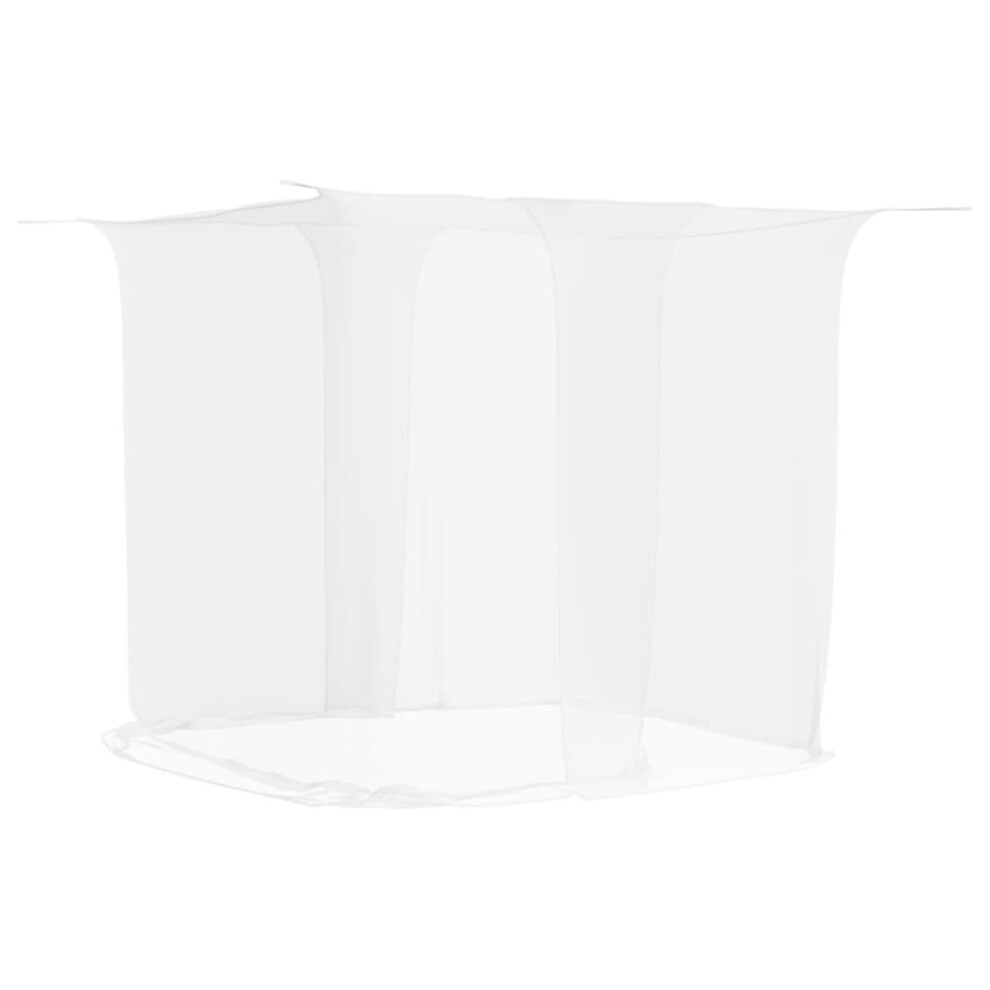 Vidaxl (220 X 150 X 180 Cm) Hanging Mosquito Net Bed Mosquito Mesh Net Bed Canopy 156 Mesh White