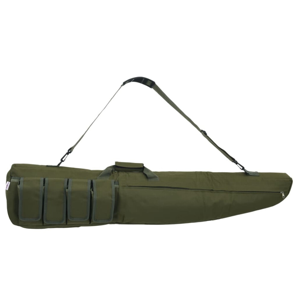 (green, 120 x 25 x 7 cm) vidaXL Rifle Bag with Shoulder Strap Portable Gun Bag Gun Case Oxford Fabric