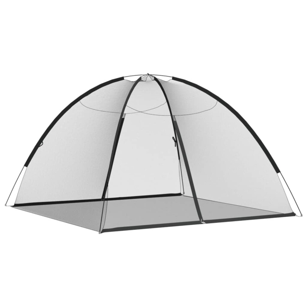 Vidaxl (Black, 200 X 200 X 135 Cm) Mosquito Net Mongolia With Doors Mosquito Mesh Bug Netting 220 Mesh