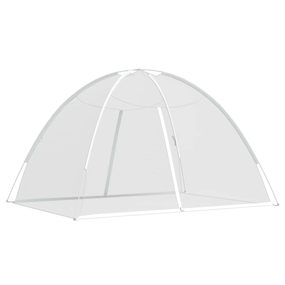 Vidaxl (White, 200 X 180 X 135 Cm) Mosquito Net Mongolia With Doors Mosquito Mesh Bug Netting 220 Mesh