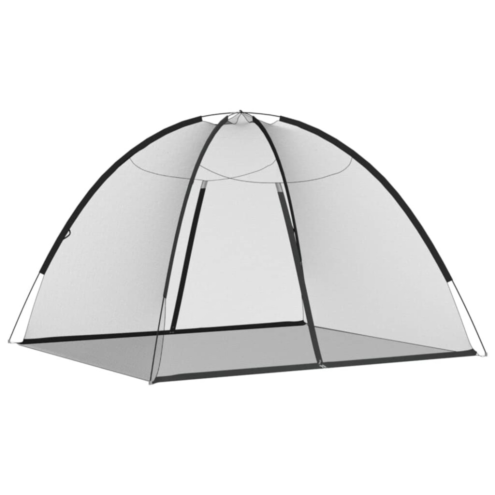 Vidaxl (Black, 200 X 180 X 135 Cm) Mosquito Net Mongolia With Doors Mosquito Mesh Bug Netting 220 Mesh