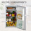 Homcom HOMCOM 91L Freestanding Under Counter Fridge Grey 4