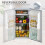 Homcom HOMCOM 91L Freestanding Under Counter Fridge Grey 5