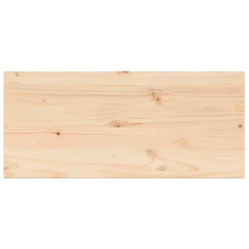 VidaXL (100 x 50 x 1,7 cm/ 1 pcs) vidaXL Table Tops Replacement Dining Table Top Rectangular Solid Wood Pine 1