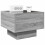 VidaXL (grey sonoma) vidaXL Bedside Table with Infinity LED Nightstand Bed Table Bedside Cabinet 5