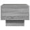 VidaXL (grey sonoma) vidaXL Bedside Table with Infinity LED Nightstand Bed Table Bedside Cabinet 6
