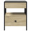 VidaXL (sonoma oak) vidaXL Bedside Table with Infinity LED Nightstand Bed Side Table Grey Sonoma 6