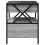 VidaXL (grey sonoma) vidaXL Bedside Table with Infinity LED Nightstand Bed Side Table Grey Sonoma 7