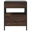 VidaXL (brown oak) vidaXL Bedside Table with Infinity LED Nightstand Bed Side Table Grey Sonoma 6