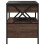 VidaXL (brown oak) vidaXL Bedside Table with Infinity LED Nightstand Bed Side Table Grey Sonoma 7
