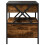 VidaXL (smoked oak) vidaXL Bedside Table with Infinity LED Nightstand Bed Side Table Grey Sonoma 7