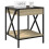VidaXL (sonoma oak) vidaXL Bedside Table with Infinity LED Nightstand Bed Side Table Sonoma Oak 5