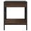 VidaXL (brown oak) vidaXL Bedside Table with Infinity LED Nightstand Bed Side Table Sonoma Oak 6