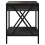 VidaXL (black) vidaXL Bedside Table with Infinity LED Nightstand Bed Side Table Sonoma Oak 7