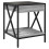 VidaXL vidaXL Nachttisch mit Infinity-LED Grau Sonoma 40x40x49 cm 8