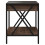 VidaXL (brown oak) vidaXL Bedside Table with Infinity LED Nightstand Bed Side Table Sonoma Oak 7