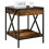 VidaXL (smoked oak) vidaXL Bedside Table with Infinity LED Nightstand Bed Side Table Sonoma Oak 5