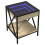 VidaXL (sonoma oak) vidaXL Bedside Table with Infinity LED Nightstand Bed Side Table Sonoma Oak 3