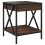 VidaXL (brown oak) vidaXL Bedside Table with Infinity LED Nightstand Bed Side Table Sonoma Oak 8