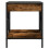 VidaXL (smoked oak) vidaXL Bedside Table with Infinity LED Nightstand Bed Side Table Sonoma Oak 6