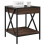 VidaXL (brown oak) vidaXL Bedside Table with Infinity LED Nightstand Bed Side Table Sonoma Oak 5