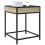 VidaXL (sonoma oak) vidaXL Bedside Table with Infinity LED Nightstand Bed Side Table Brown Oak 5